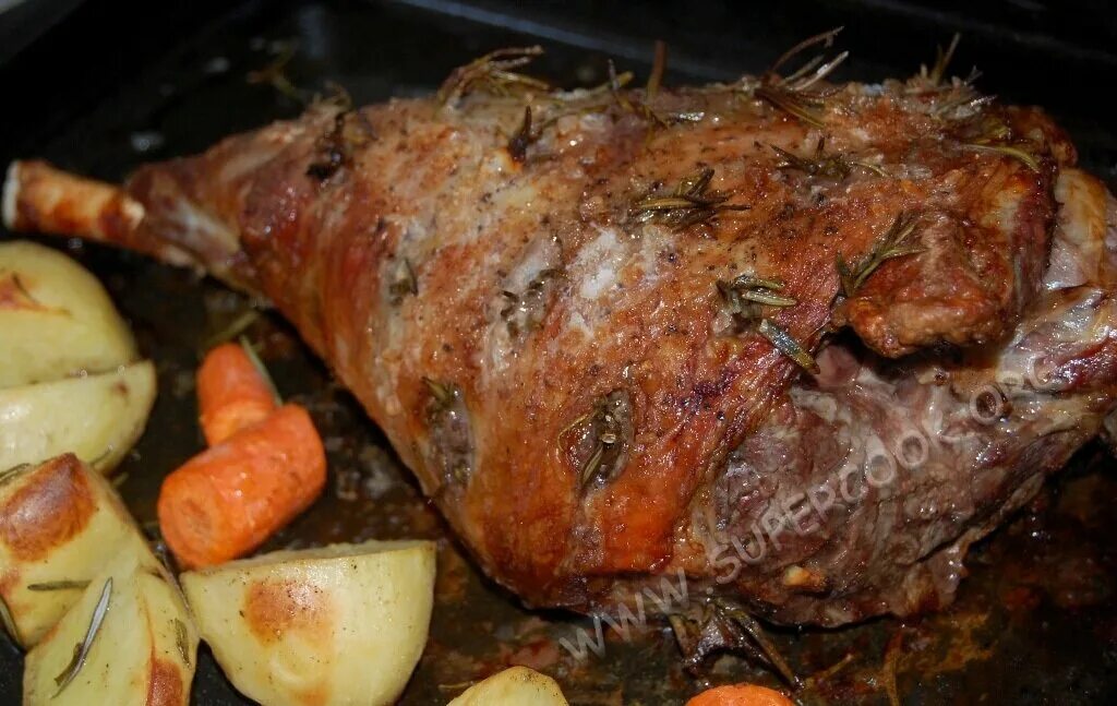 Рецепты запекания бараньей ноги