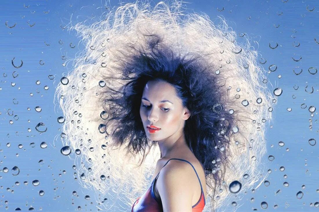 Волосы электризуются. Девочка с наэлектризованными волосами. Волосы электризуются фото. Наэлектризованная прическа.