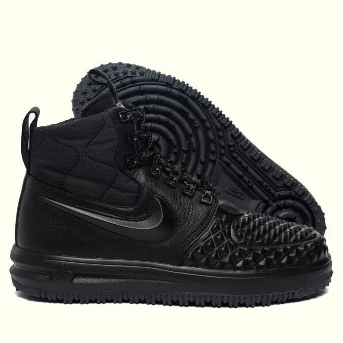 Nike duckboot lunar 1. Nike Lunar Force 1 Duckboot 17 Black. Nike Lunar Force 1 Duckboot Black. Nike Lunar Force 1 Duckboot черные. Nike Lunar Force 1 Duckboot 17 all Black.