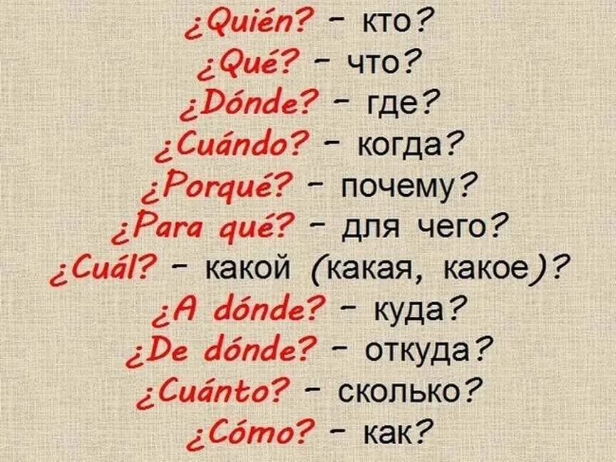 Вопросы в испанском языке таблица. Вопросительные слова в испанском языке. Испанские слова. Вопросы на испанском. Пообщаемся на испанском