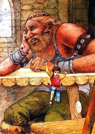 Гигант пришел. Колосс великан исполин. Великан из сказки джек и бобовый стебель. Гигант пришел. Гигант имир скандинавская мифология.