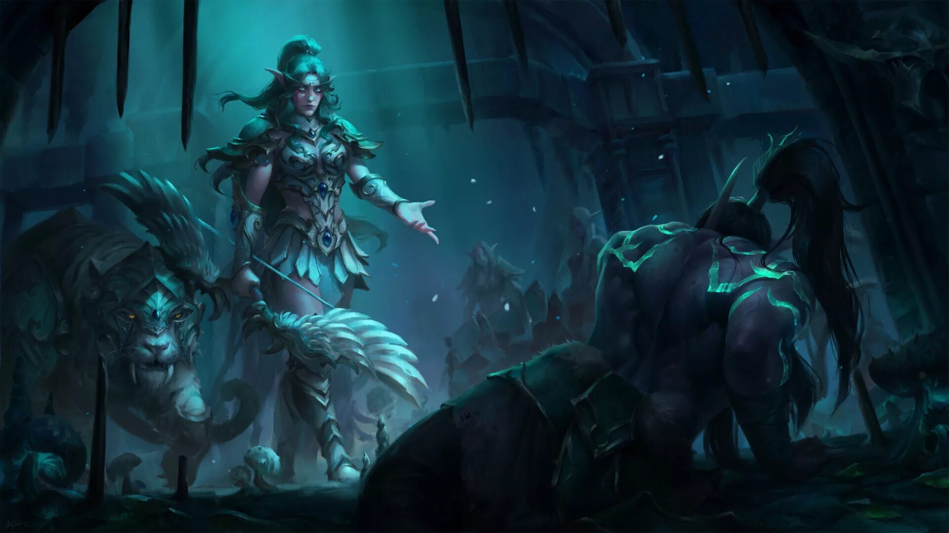 Арт 3 1 20. Тиранда warcraft 3. тиранда и малфурион. эльфы варкрафт 3 тиранда. тиранда варкрафт 3 арт.