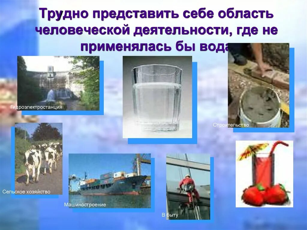 Как используется вода. Где используется вода. вода в быту. где используется вода в хозяйстве. где используется вода человеком.