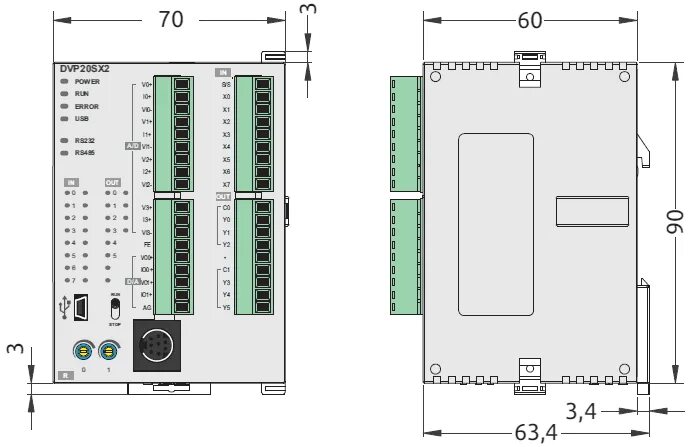 Модуль ПЛК dvp20ex2.. PLC DVP 20sx2. Delta dvp20sx2. Аналоговый модуль dvp06ad. Https am dvp23