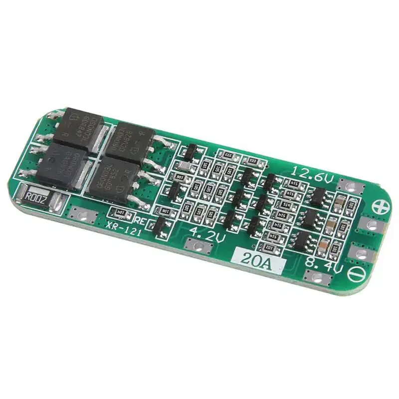 Плата bms 3s для шуруповерта. 3 cell bms protect. lipo 18650. защита литиевых батарей. плата с отсеками аккумуляторов 26650.