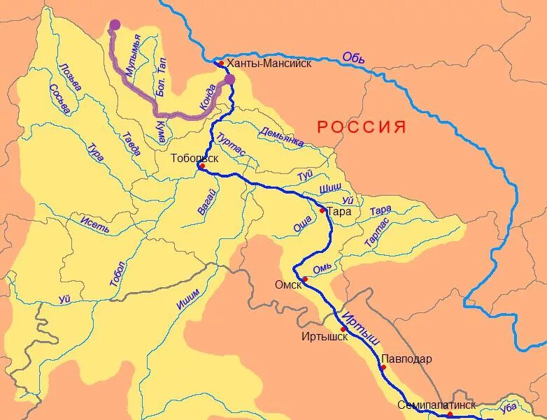 Где берет начало река ишим. Бассейн реки Тобол. Бассейн реки Иртыш. Бассейн реки Обь. Картареи Иртыш.