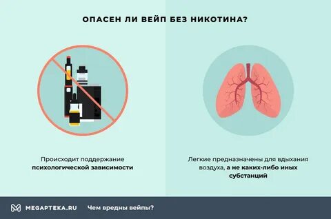 Вейп на организм