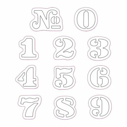 Printables Printable numbers, Retro printables, Printables