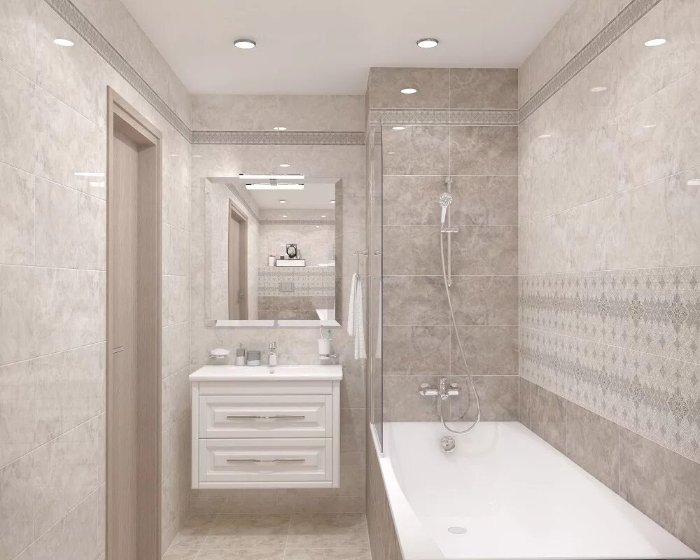 Плитка Альма керамика Veliente. Современная плитка для ванной. Ванная комната в светлых тонах. Ванная комната в бежевых тонах. Светлая плитка в ванной комнате фото