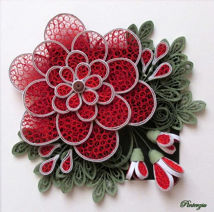 neli: Quilling cards - flower Creazioni con carta, Modelli per lavoretti, Arte c
