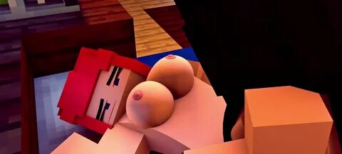 Minecraft porn capturing the naughty essence of a cock-crazed Futanari.