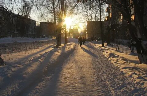 Двор сумерки