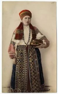 Русский костюм замужней женщины