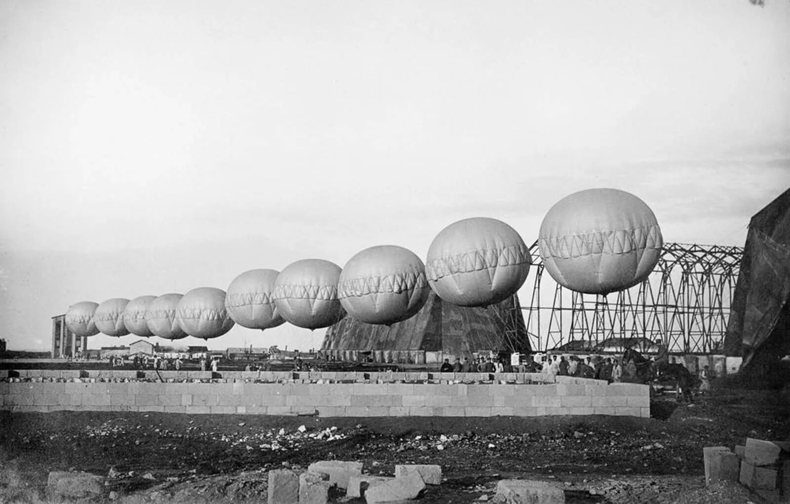 Малоразмерный воздушный шар военный. Первые воздушные шары. Аэростаты заграждения. Аэростат военный. Военный воздушный шар.