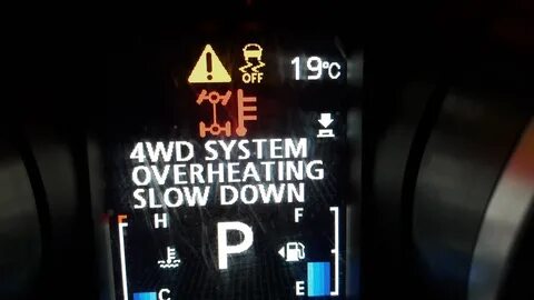 Transmission overheating slow