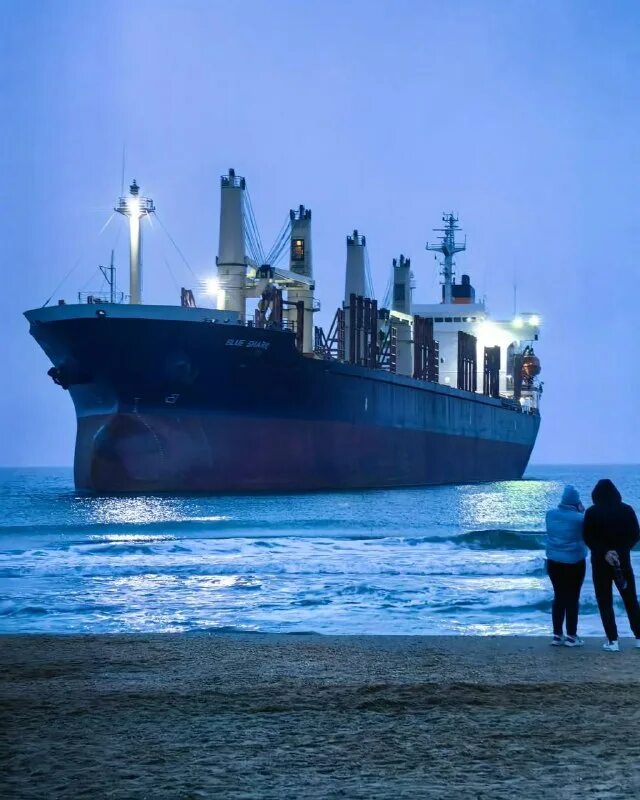 сухогруз голубая акула в витязево