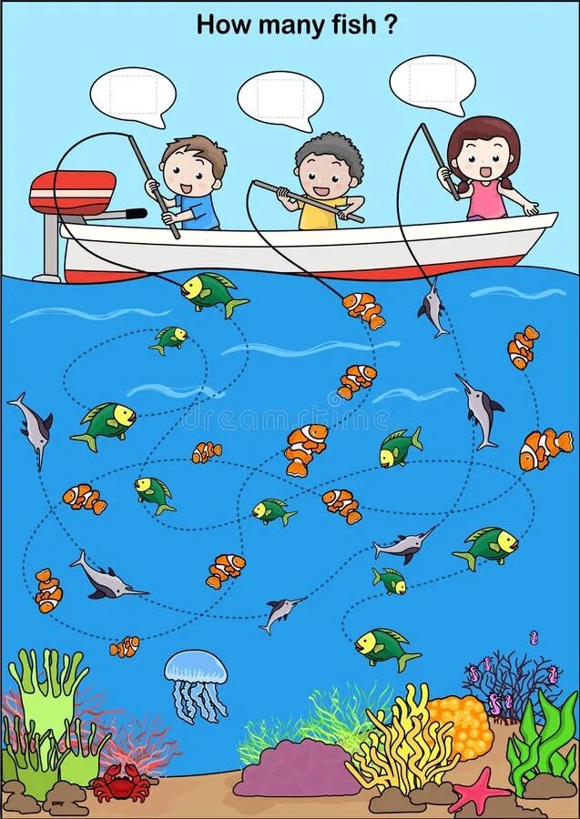 How many is the fish. Сосчитай рыбок. fish worksheet. the fisherman and the fish worksheets. fish worksheets for kids.