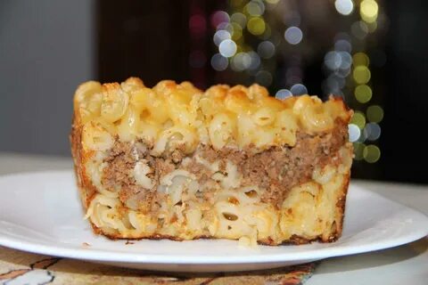 Запеканка с фаршем и макаронами