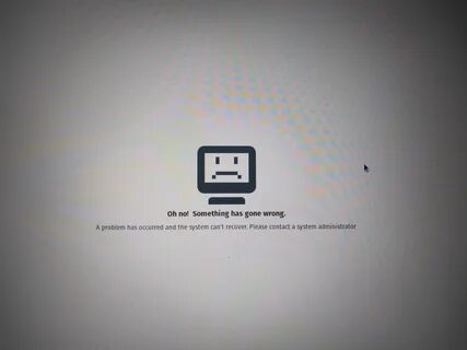 Something is wrong