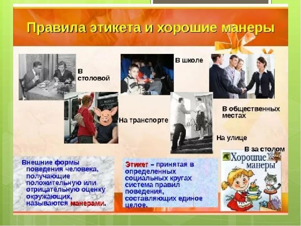 Уроки общение этикет