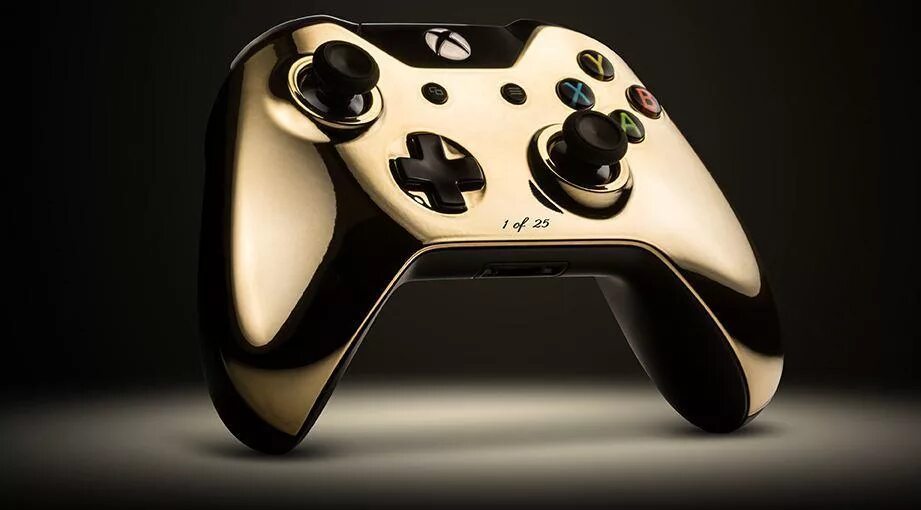 Покруче джойстики. Xbox Gold Gamepad. Самый дорогой геймпад. Необычные джойстики. Необычный геймпад.