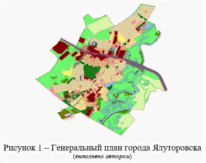 Карта ялуторовска с улицами и номерами