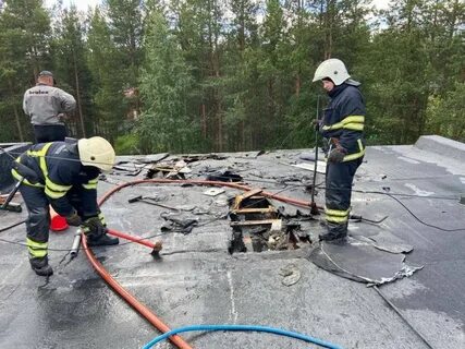 Мокрое пожар