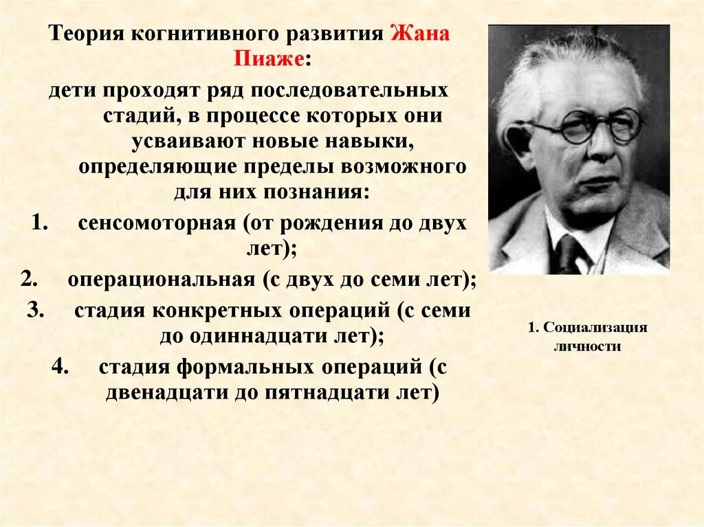 Теория умственного развития. Когнитивная теория ж Пиаже. Теория стадий жана Пиаже.