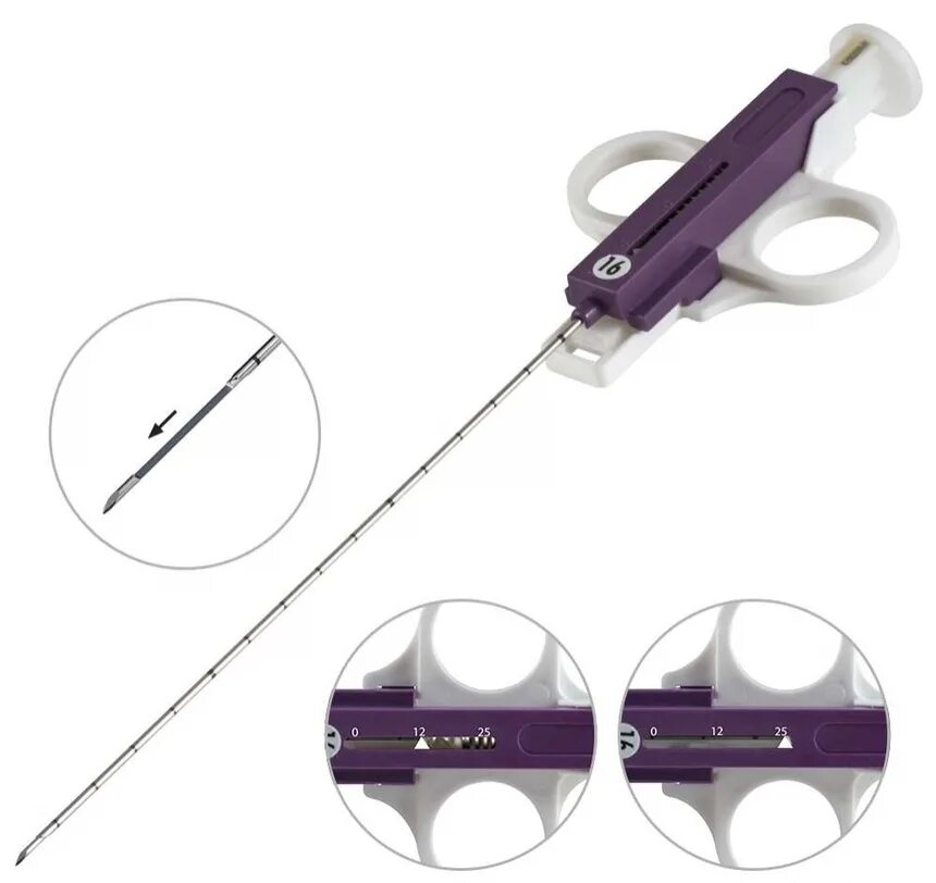 Игла биопсийная 10g bard. Игла биопсийная 18g. Игла для биопсии полуавтомат 16g 30см. Игла для трепан биопсии. Игла для биопсии кости 11g.