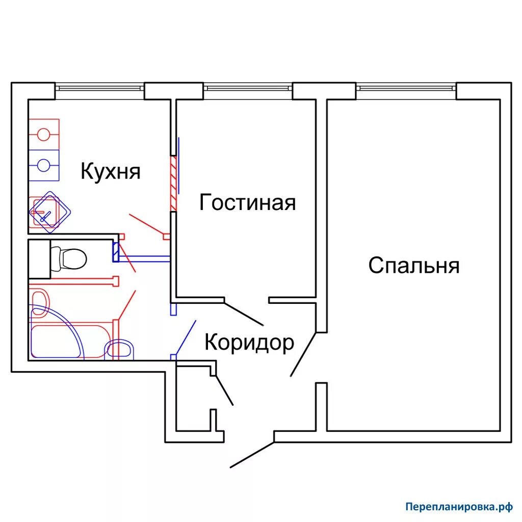 Перепланировка несущих стен. Перепланировка санузла II 49. Перепланировка двухкомнатной квартиры в панельном доме. Проекты перепланировки двухкомнатной. Планировка двухкомнатной квартиры в панельном доме.