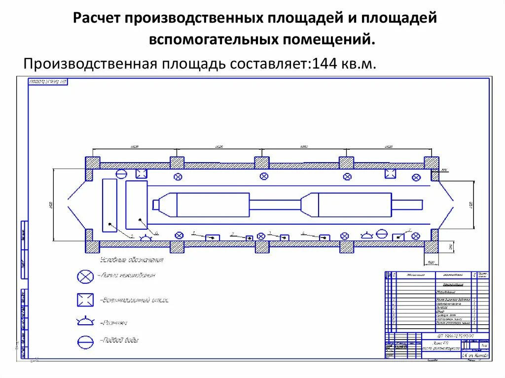 Рассчитать размер на чертеже Расчет площадей производства - 19 фото из 48