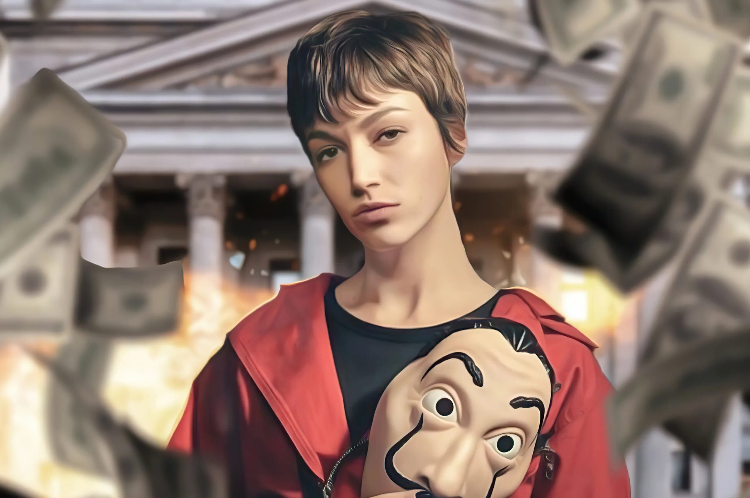 Tomorrow s money. Урсула корберо money heist. токио сериал бумажный. money heist токио. la casa de papel токио.