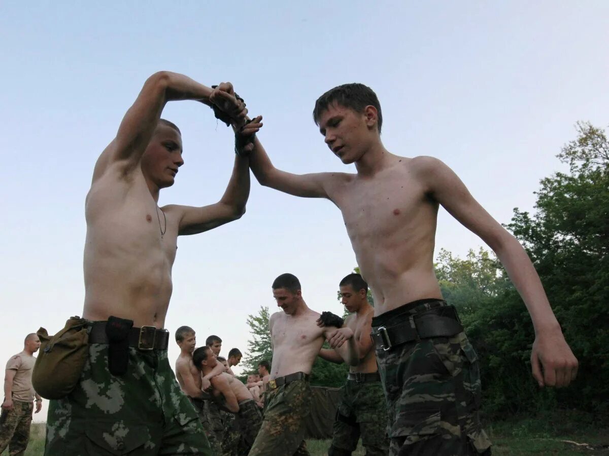 Russian army boy