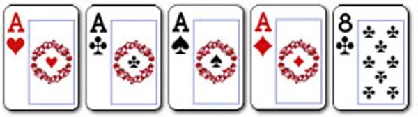 Карты 1.20 для двоих. Три карты одного ранга. Комбинация 4 туза. Комбинации в покере 4 туза. Фул Хаус карты.