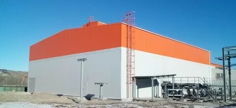 Металлический корпус электростанции