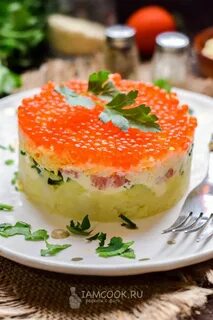 Рецепты кальмарами и красной рыбой