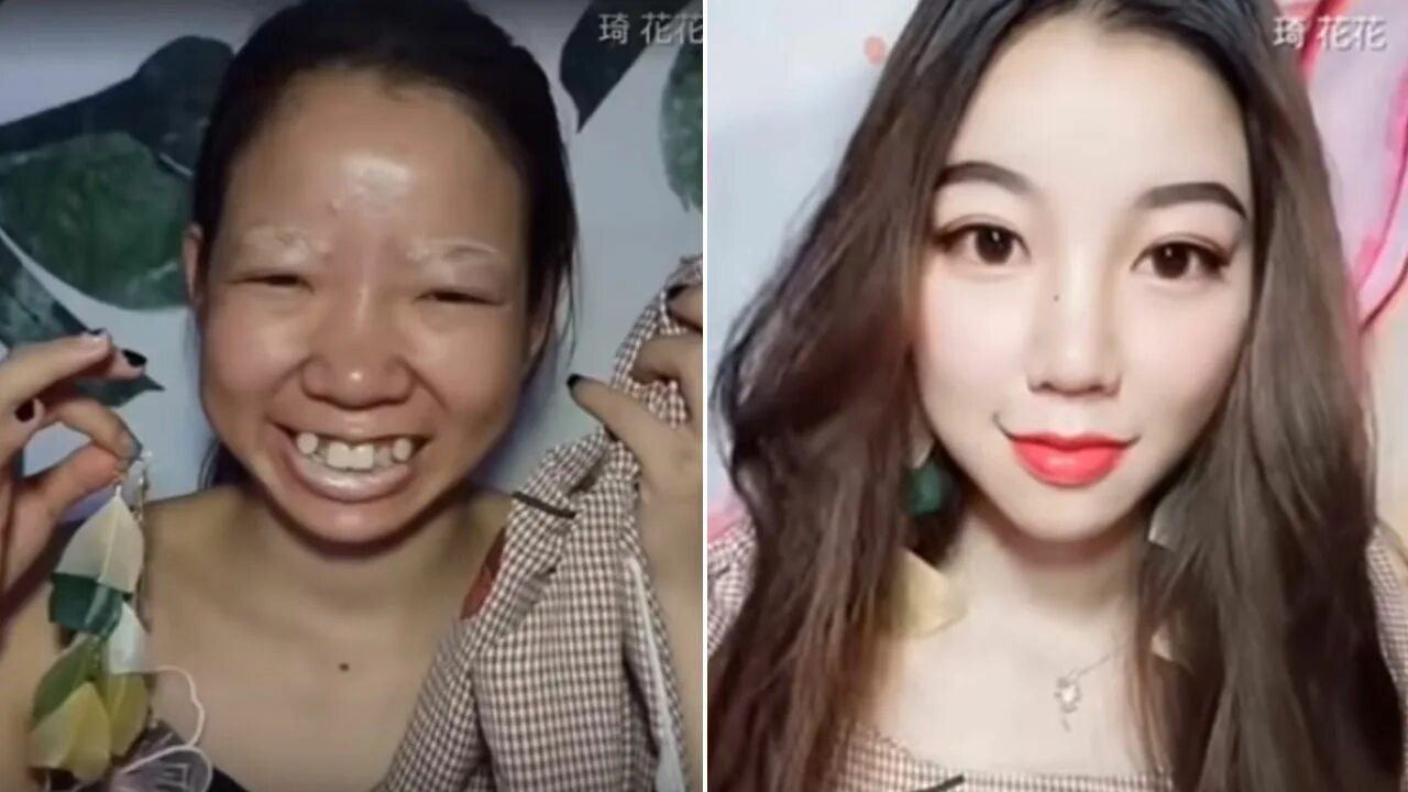Половина после трех. Японки без макияжа. Китаец девушка без макияжа. Азиатки до и после макияжа. Кореянки до и после макияжа.