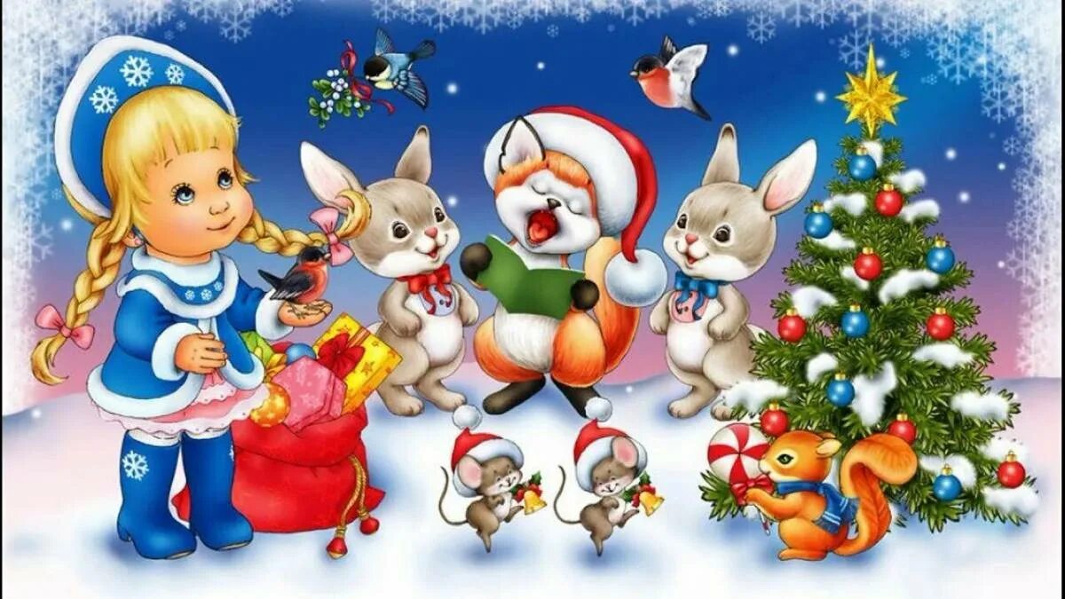 Новогодний кролик. Зайцы мультяшные. Зайчата встречают новый год. Иллюстрации к сказке заяц хвастун. Зайчата встречают новый год.