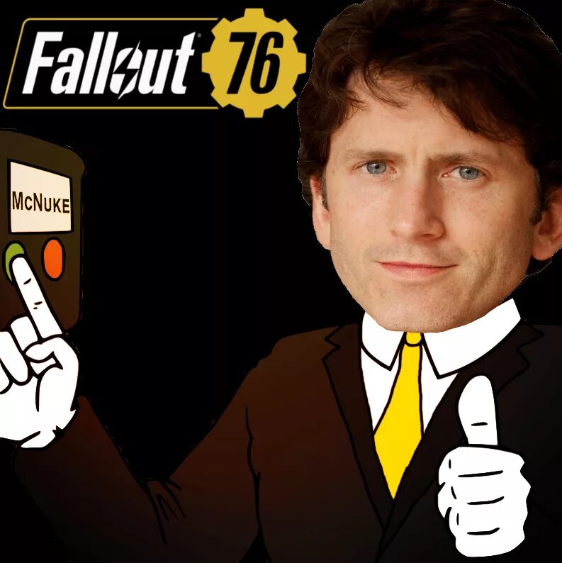 Слышала играй. Тодд Говард фоллаут. Тодд Говард Fallout 76. Fallout 76 мемы. Тодд Говард купи Fallout.