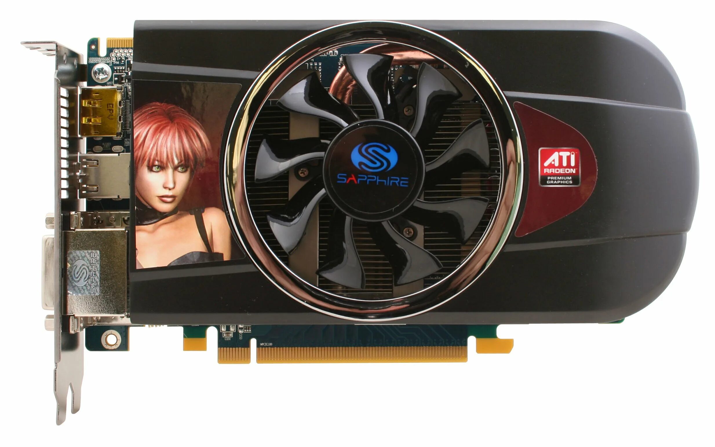 Видеокарта на английском. 5770 Radeon AMD Sapphire.