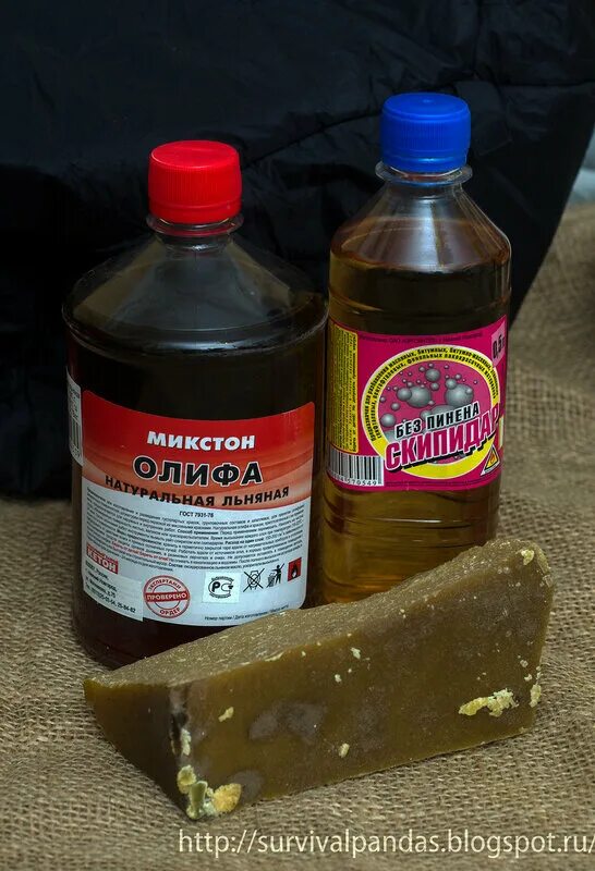 Какую краску на олифу