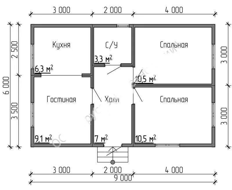 Проект дома из бруса 6х9 одноэтажный. Дом 6х9 одноэтажный планировка. Дом из бруса 6х9 одноэтажный проекты. Планировка дома 6 на 9 одноэтажный