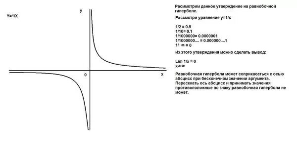 Равнобочная гипербола. Равнобочная гипербола