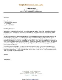 English letter examples