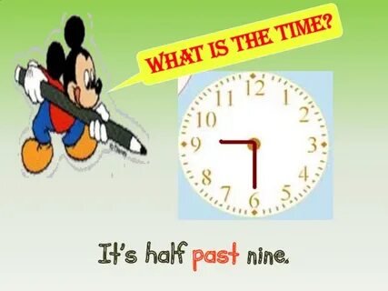It s half one