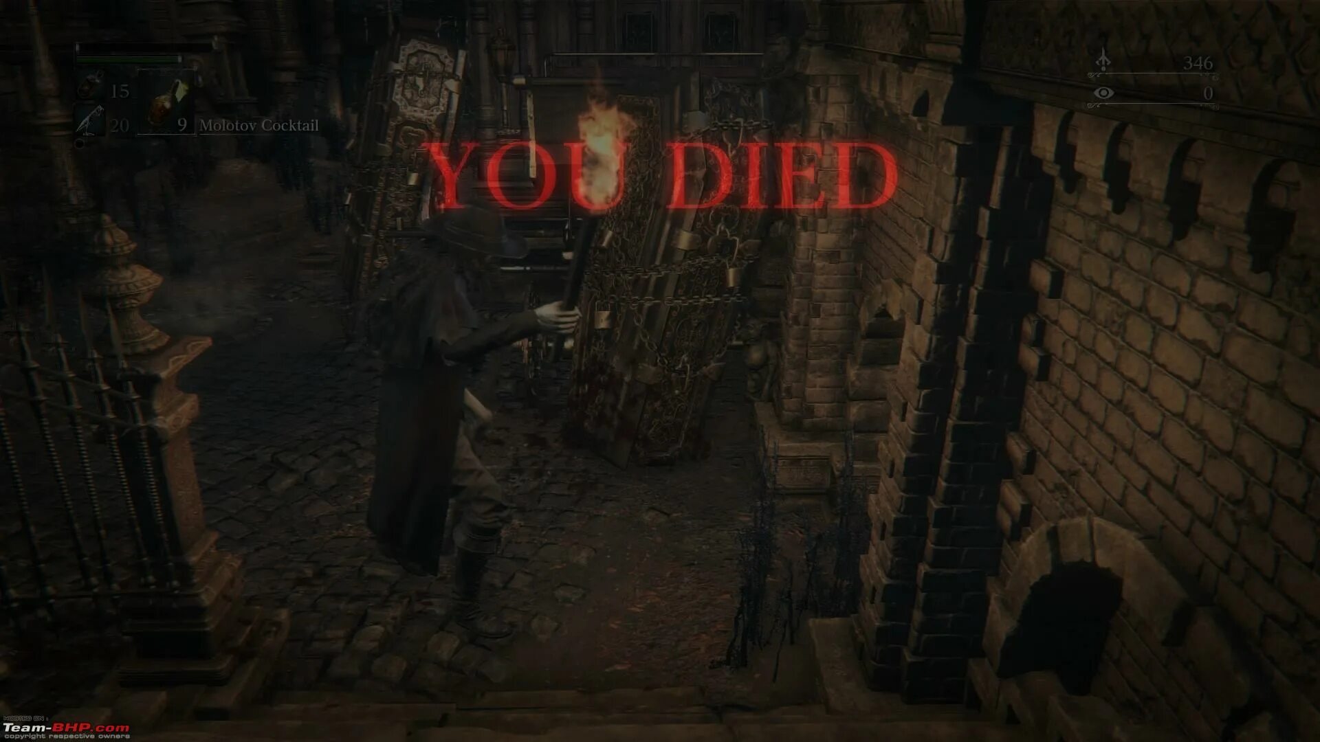 You died for all. Дарк соулс you died. бладборн интерфейс. you died bloodborne.