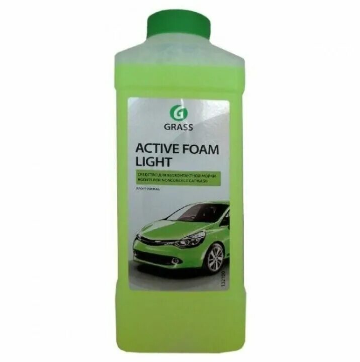 Купить химию для мойки автомобиля. Автошампунь "grass" "Active Foam Light" для бесконтакт.мойки концентр. ( 1 Кг) (132100). 132100 Бесконтактная мойка "Active Foam Light", 1л. Grass Active Foam Light 1л. Шампунь д/бесконт.мойки grass ACTIVLIGHT 1л.132100.