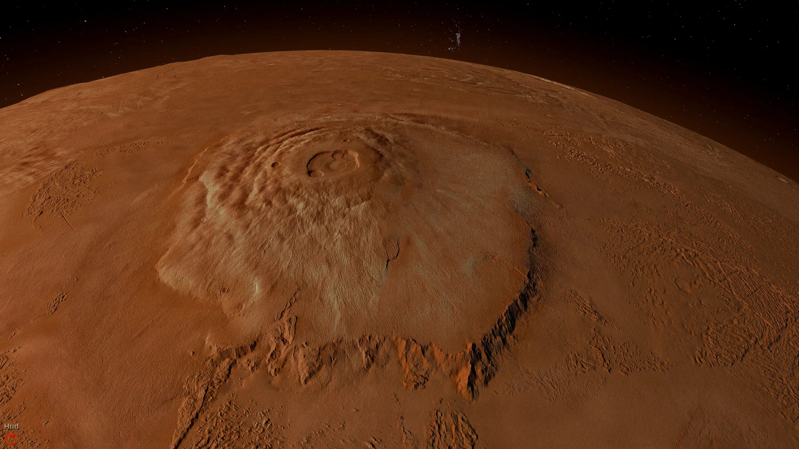 Самая высокая гора в солнечной системе находится. Гора Олимп на Марсе. Марс Планета гора Олимп. Марсианский вулкан Олимп. Вулкан гора Олимп на Марсе.