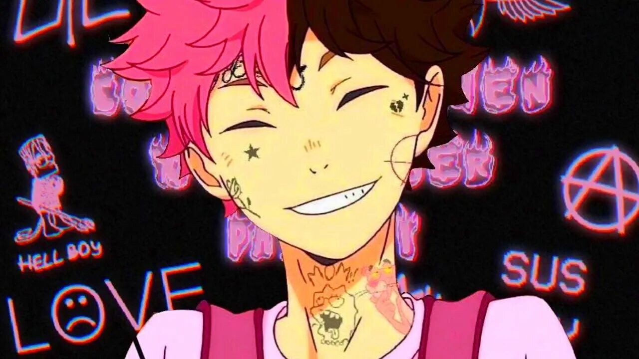 Lil peep reverb. Киллуа lil peep. анимешный лил пип.