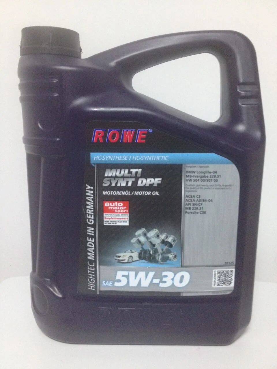 Hightec multi synt dpf 5w30. Rowe multi synt dpf 5w-30. rowe 5w30 synt. rowe hightec multi synt dpf sae 5w-30 4 л. масло моторное 5w30 rowe hightec synt.
